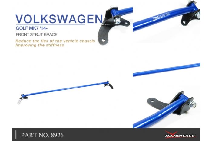 Support de jambe de force avant Hardrace - VW Golf GTI/R Mk7/Mk8 