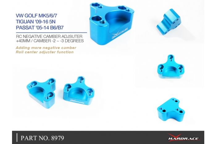 Hardrace Negative Camber Adjuster (-1.5-3) - Audi S3/RS3 8V/8Y, VW Golf GTI/R Mk7/Mk8