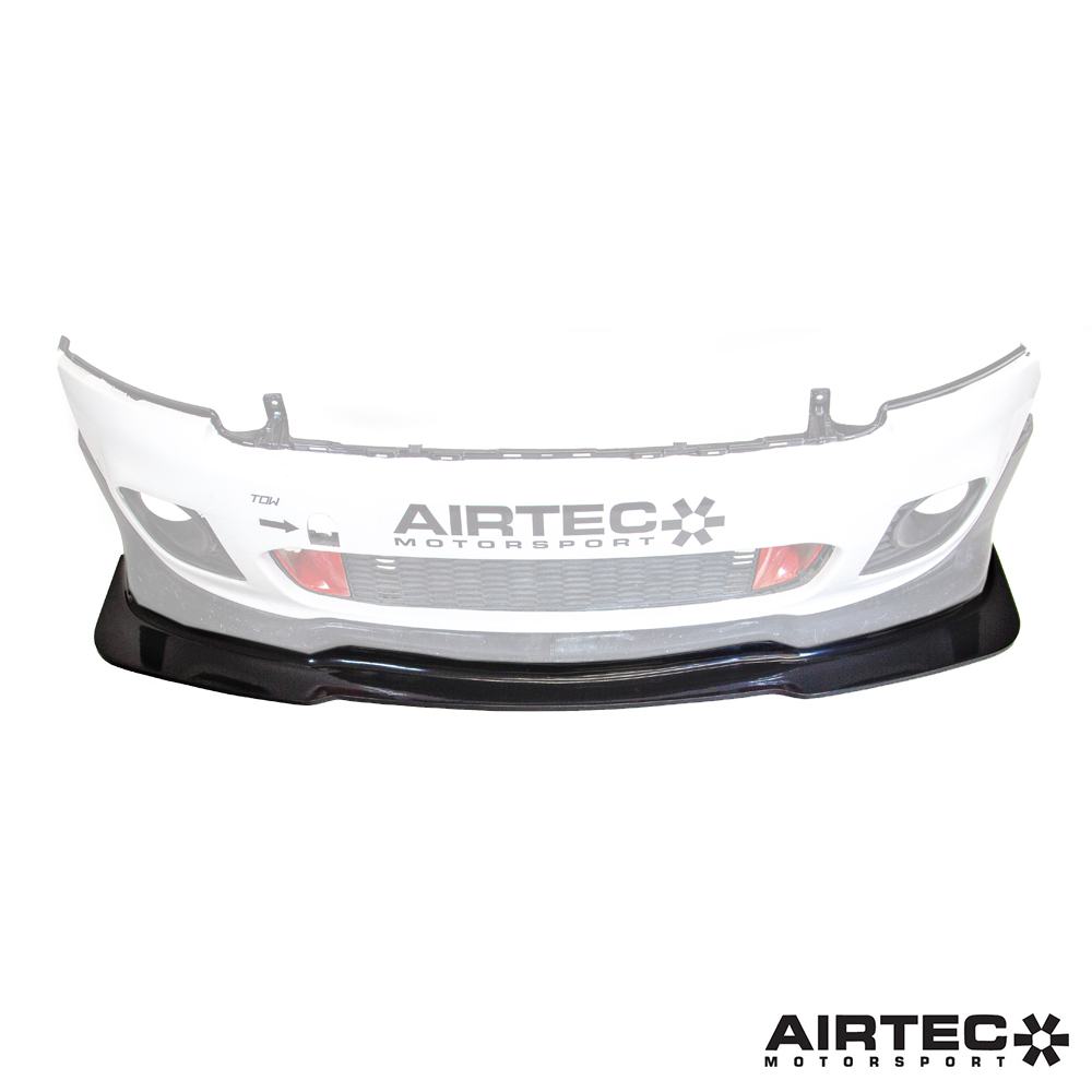 Divisor delantero AIRTEC Motorsport para Mini R56 Cooper S (parachoques JCW anterior al lifting facial/anterior al LCI) 