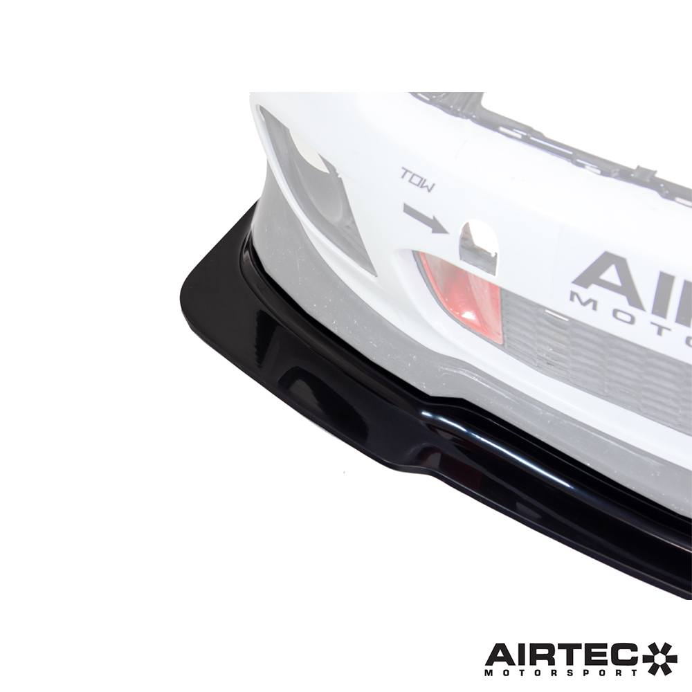 Divisor delantero AIRTEC Motorsport para Mini R56 Cooper S (parachoques JCW anterior al lifting facial/anterior al LCI) 