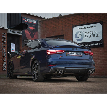 Cobra Sport Audi S3 (8V Facelift) Saloon (19-20) Valved GPF Back Performance Exhaust