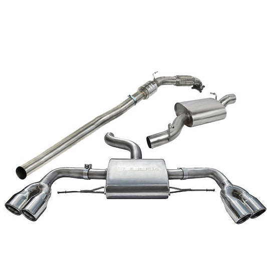 Cobra Sport Audi TTS (Mk2) Quattro Turbo Back Performance Exhaust