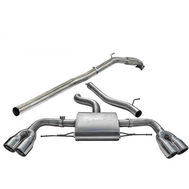 Système d'échappement Cobra Sport Audi TTS 8J Turbo-Back