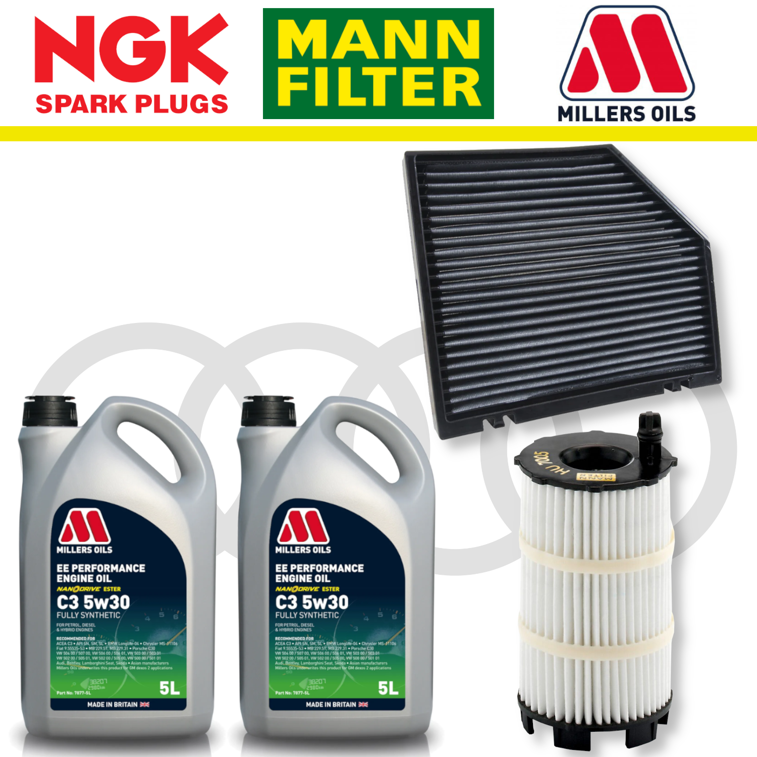 Audi RS4 RS5 B8 Home Service Pack - Millers Oil Premium