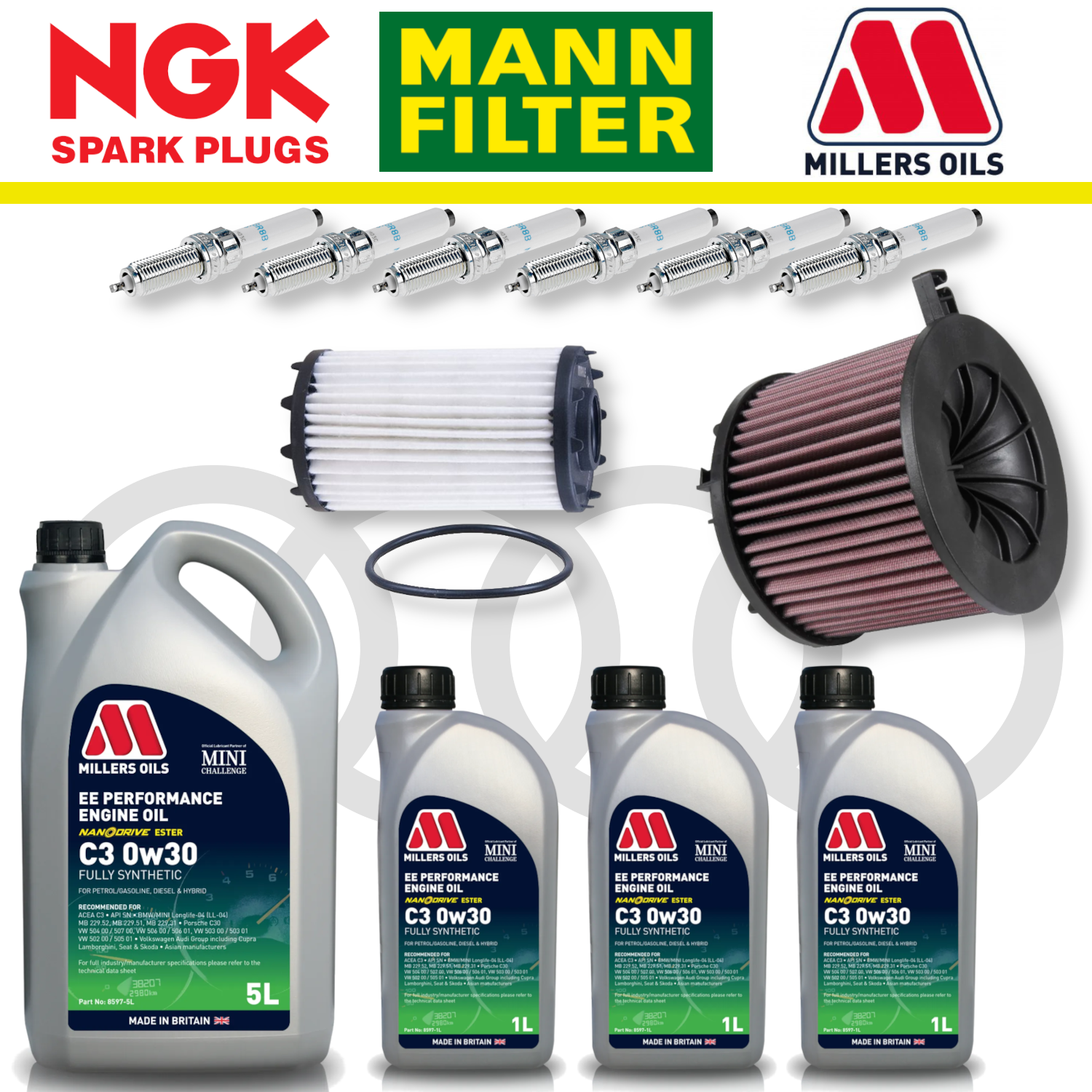 Audi RS4 RS5 B9 Home Service Pack - Millers Oil Premium