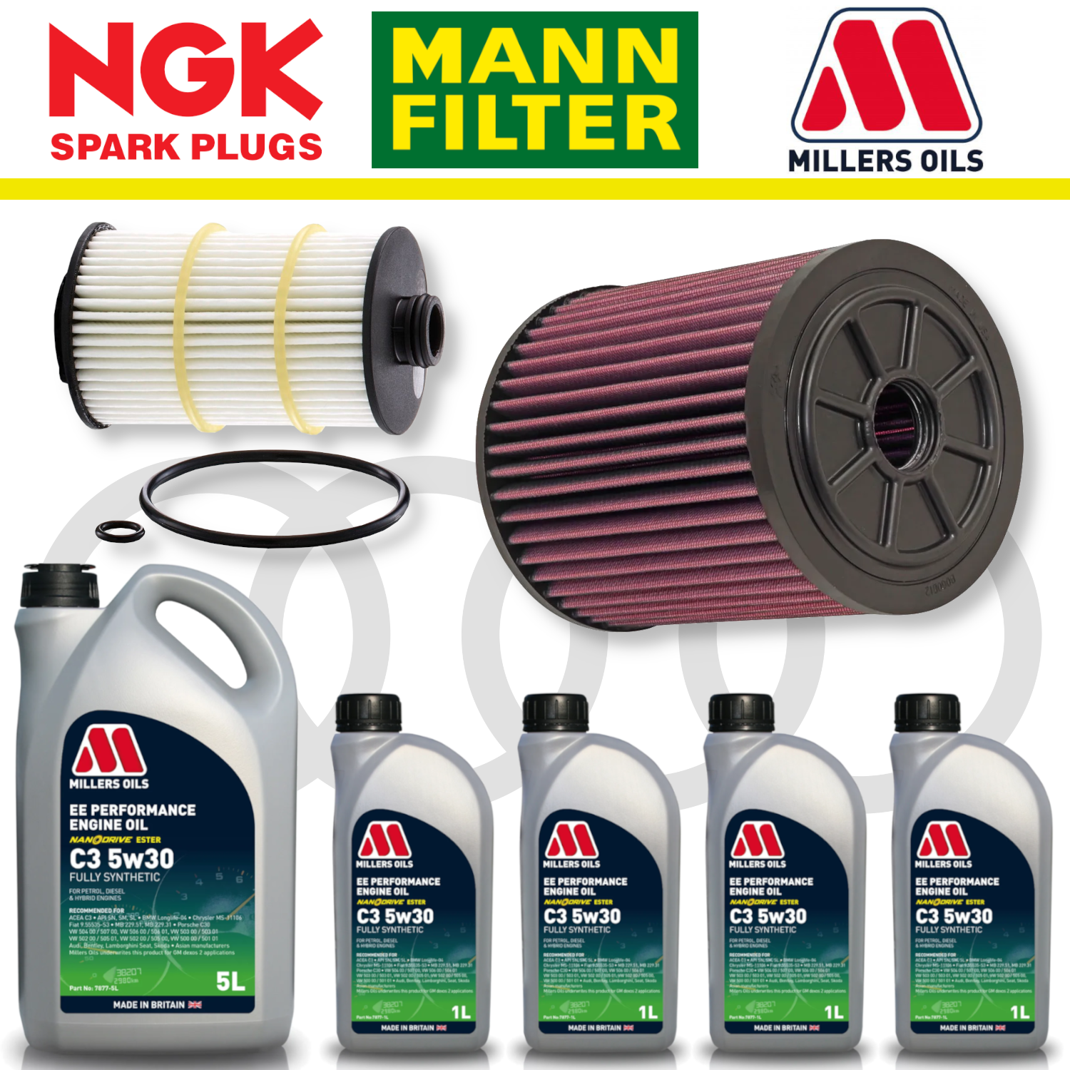 Audi RS6 RS7 C7 Home Service Pack - Millers Oil Premium