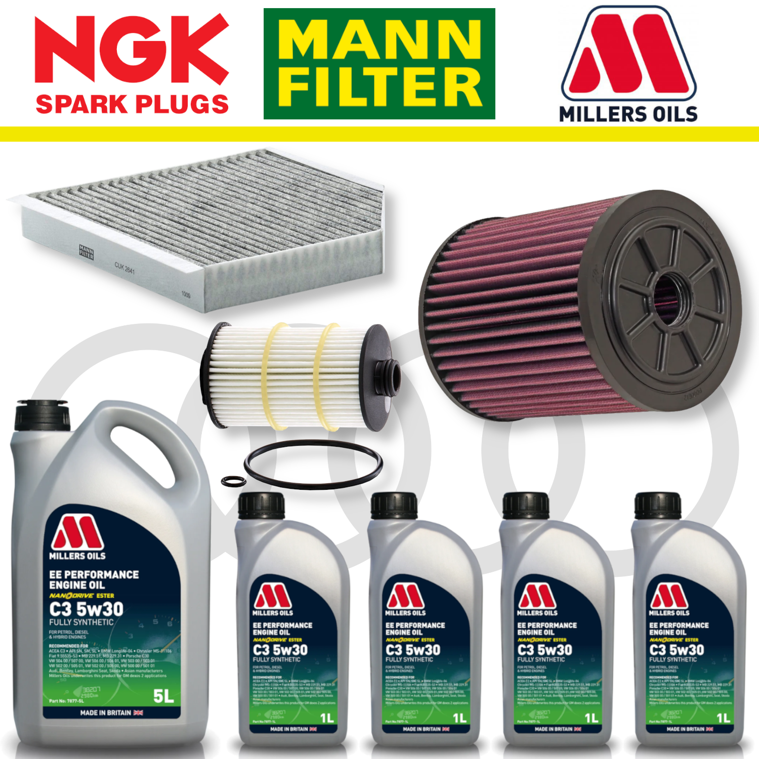 Audi RS6 RS7 C7 Home Service Pack - Millers Oil Premium