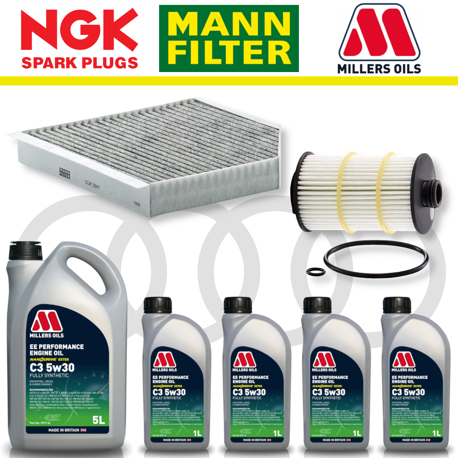 Audi RS6 RS7 C7 Home Service Pack - Millers Oil Premium