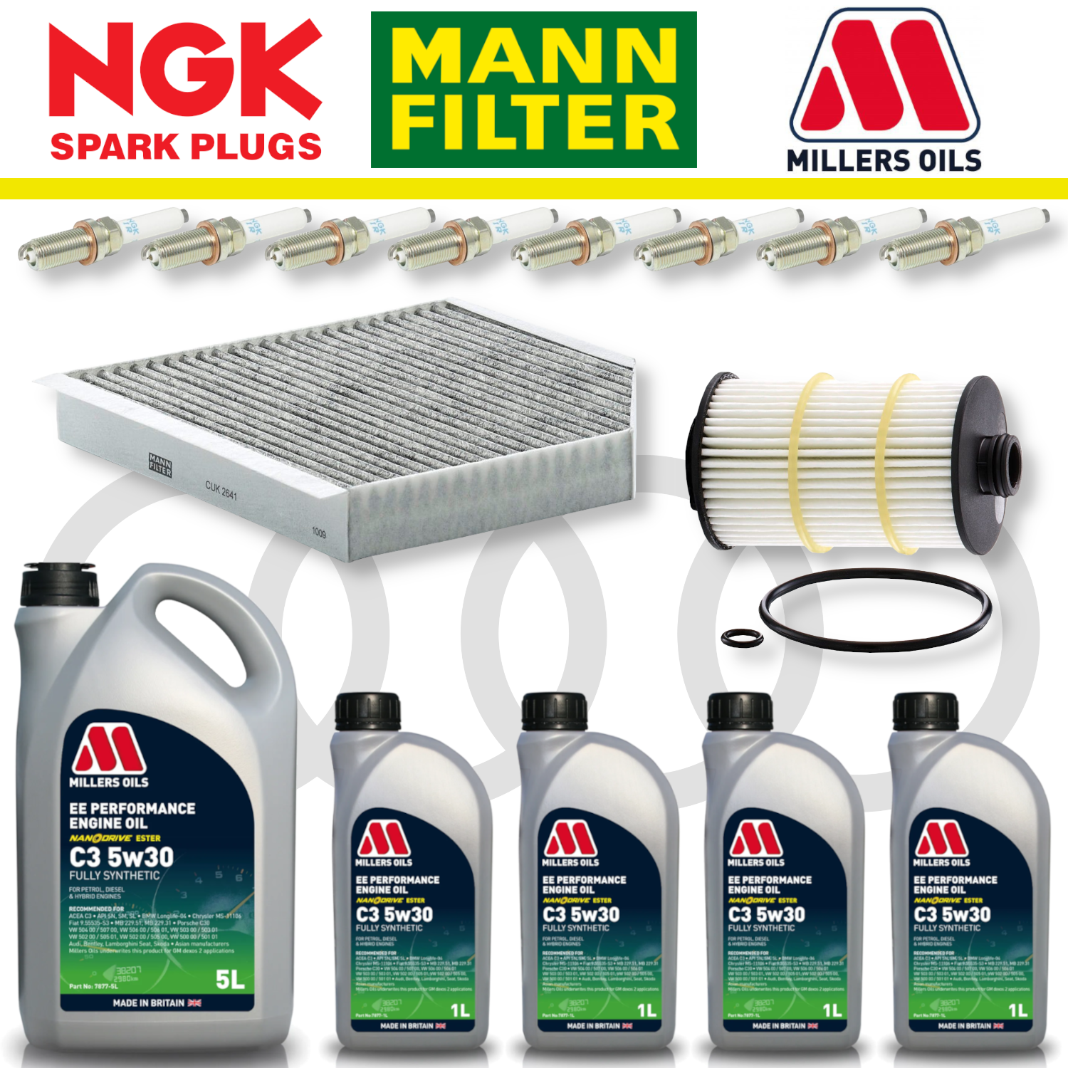 Audi RS6 RS7 C7 Home Service Pack - Millers Oil Premium