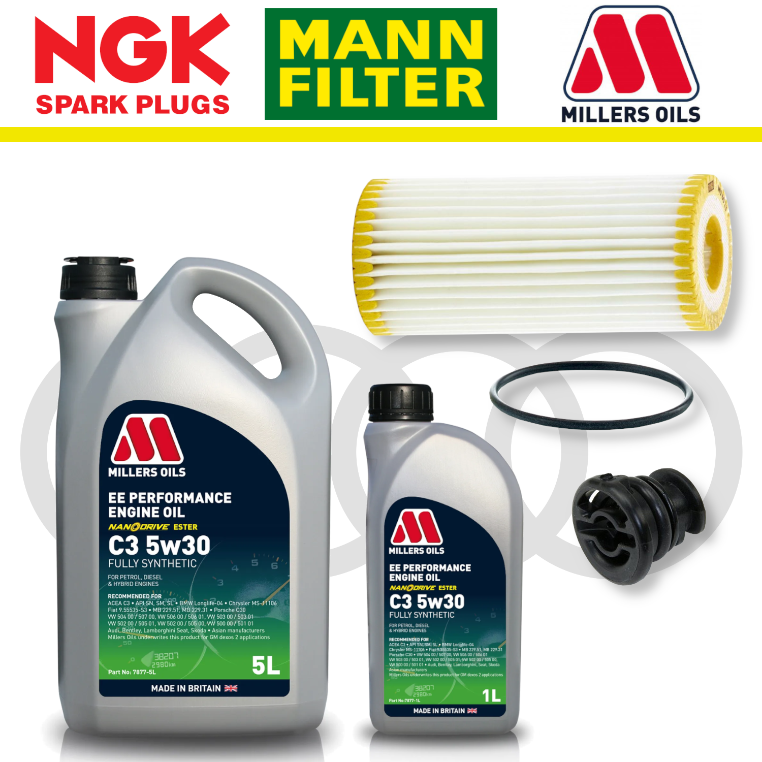Audi S1 8X EA888 Home Service Pack - Millers Oil Premium