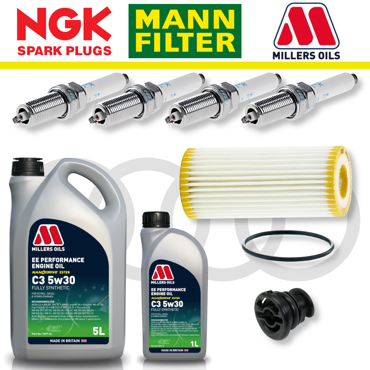 Audi S1 8X EA888 Home Service Pack - Millers Oil Premium