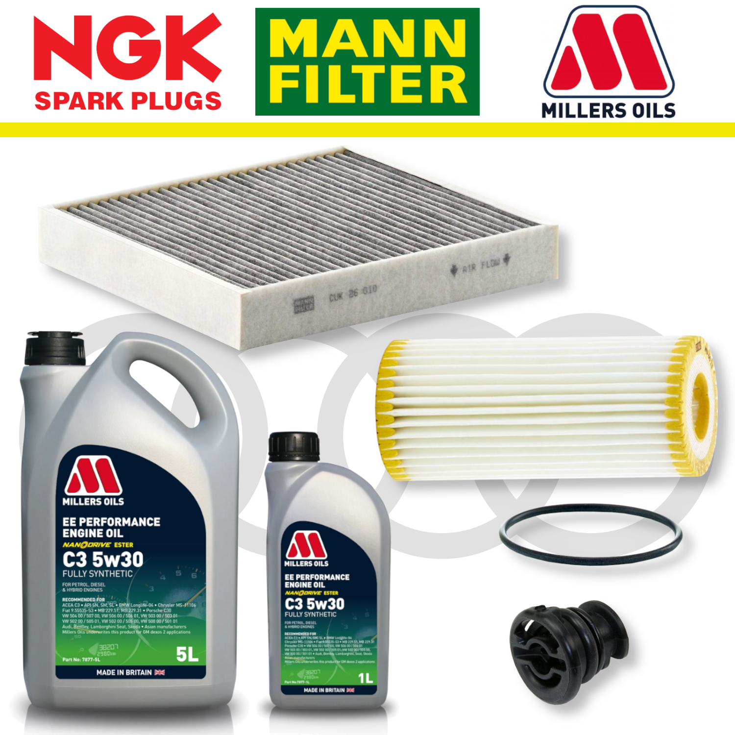 Audi S1 8X EA888 Home Service Pack - Millers Oil Premium