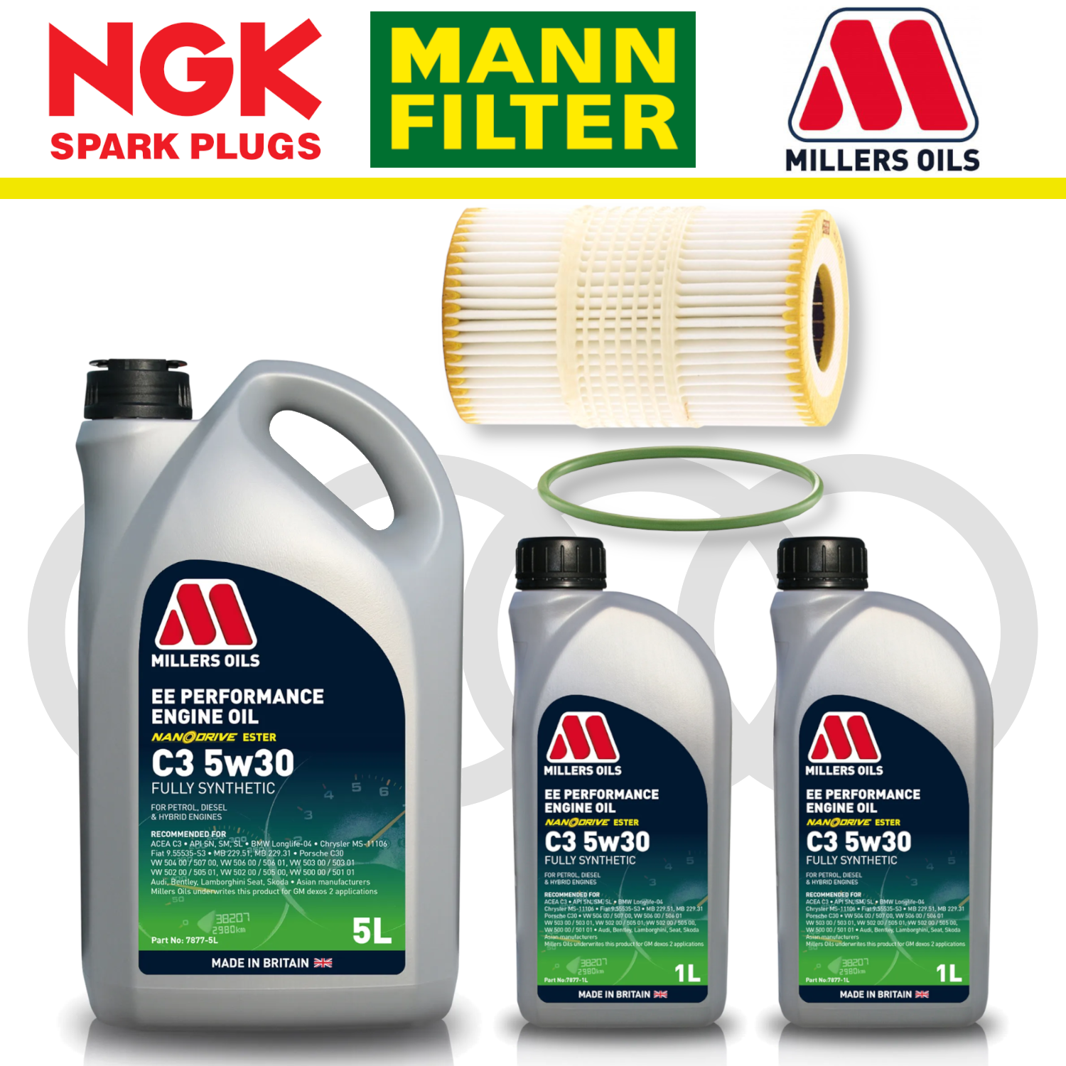 Audi S4 S5 B8 TFSI CREC Home Service Pack - Millers Oil Premium