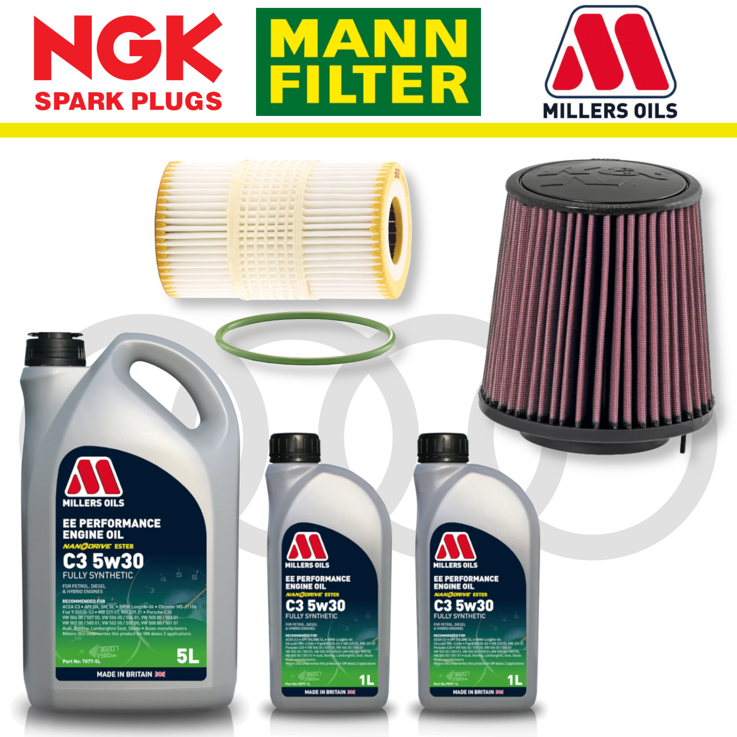 Audi S4 S5 B8 TFSI CREC Home Service Pack - Millers Oil Premium