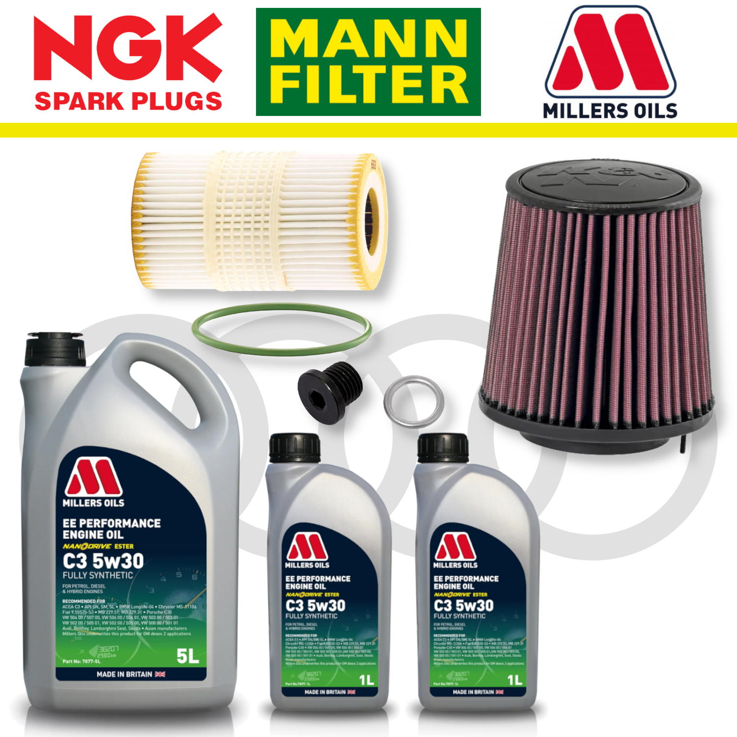 Audi S4 S5 B8 TFSI CREC Home Service Pack - Millers Oil Premium
