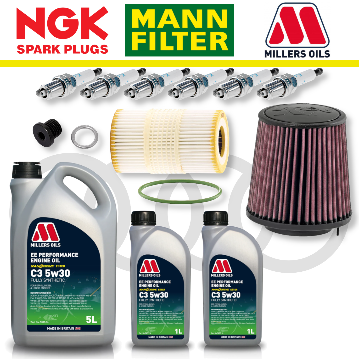 Audi S4 S5 B8 TFSI CREC Home Service Pack - Millers Oil Premium