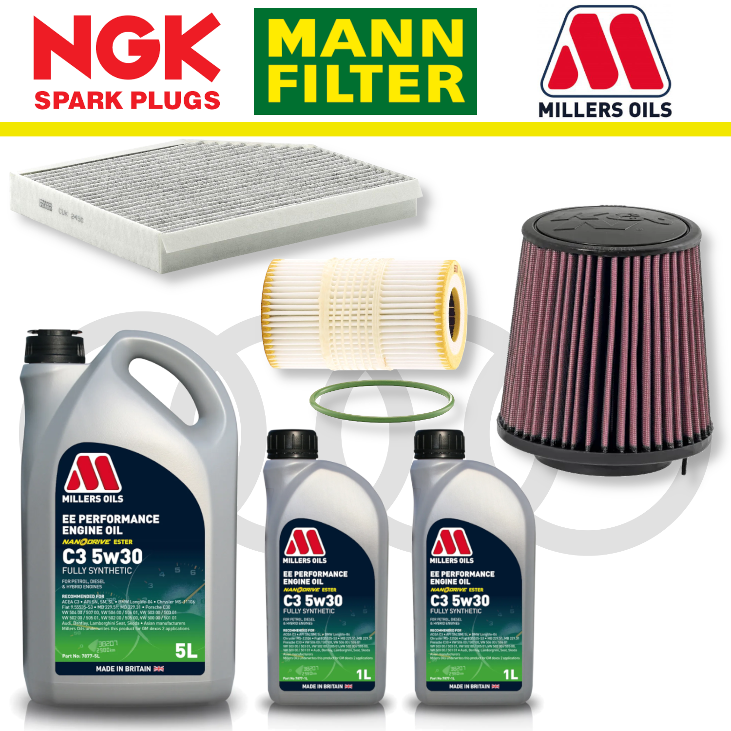 Audi S4 S5 B8 TFSI CREC Home Service Pack - Millers Oil Premium