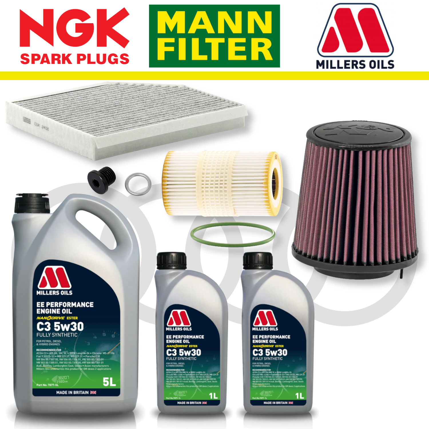 Audi S4 S5 B8 TFSI CREC Home Service Pack - Millers Oil Premium