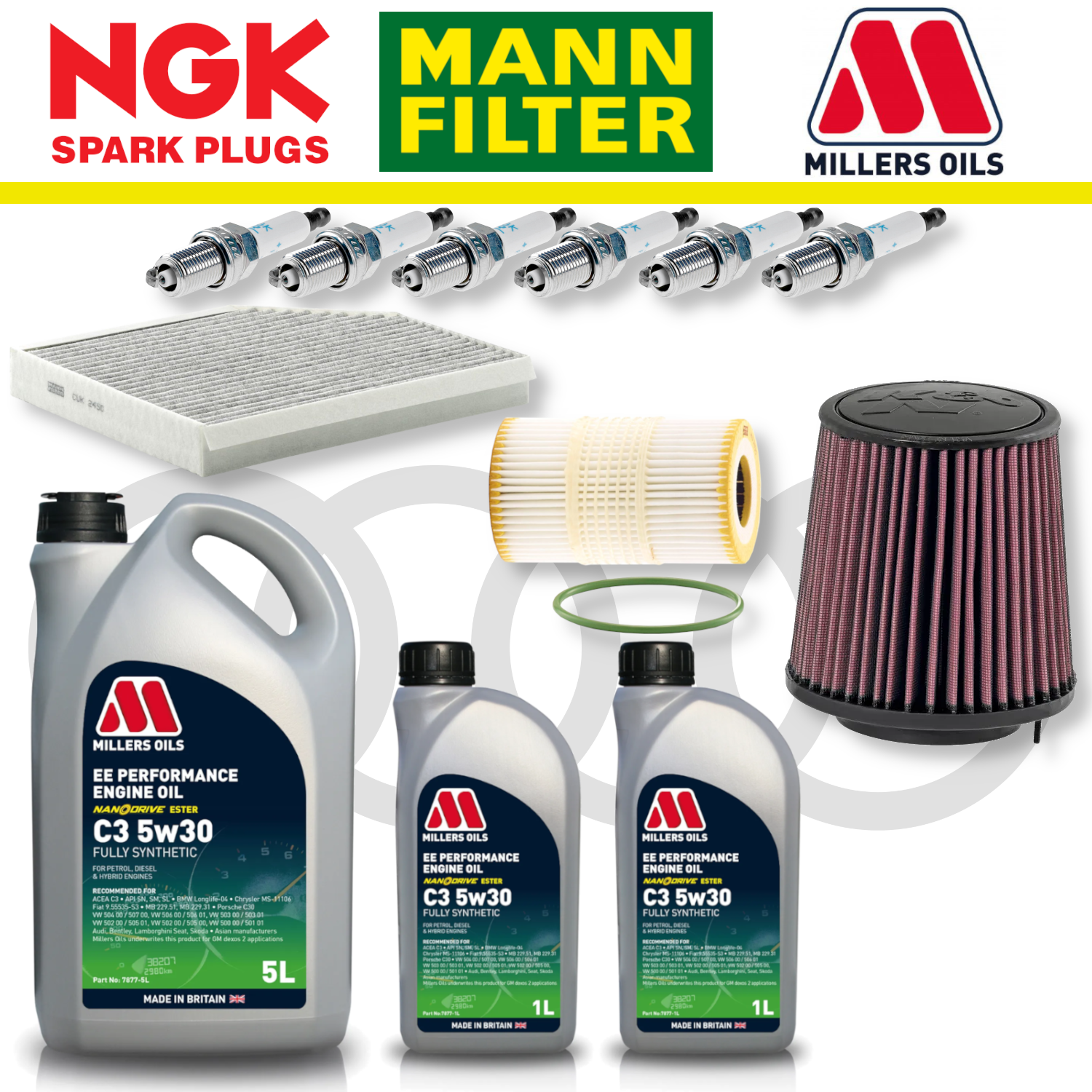 Audi S4 S5 B8 TFSI CREC Home Service Pack - Millers Oil Premium