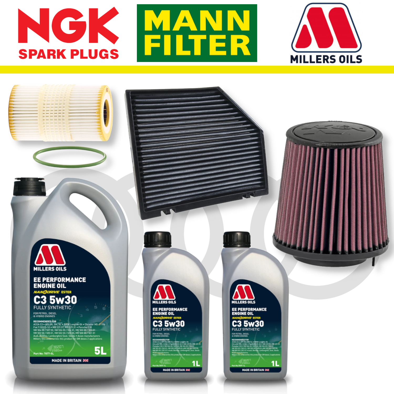 Audi S4 S5 B8 TFSI CREC Home Service Pack - Millers Oil Premium