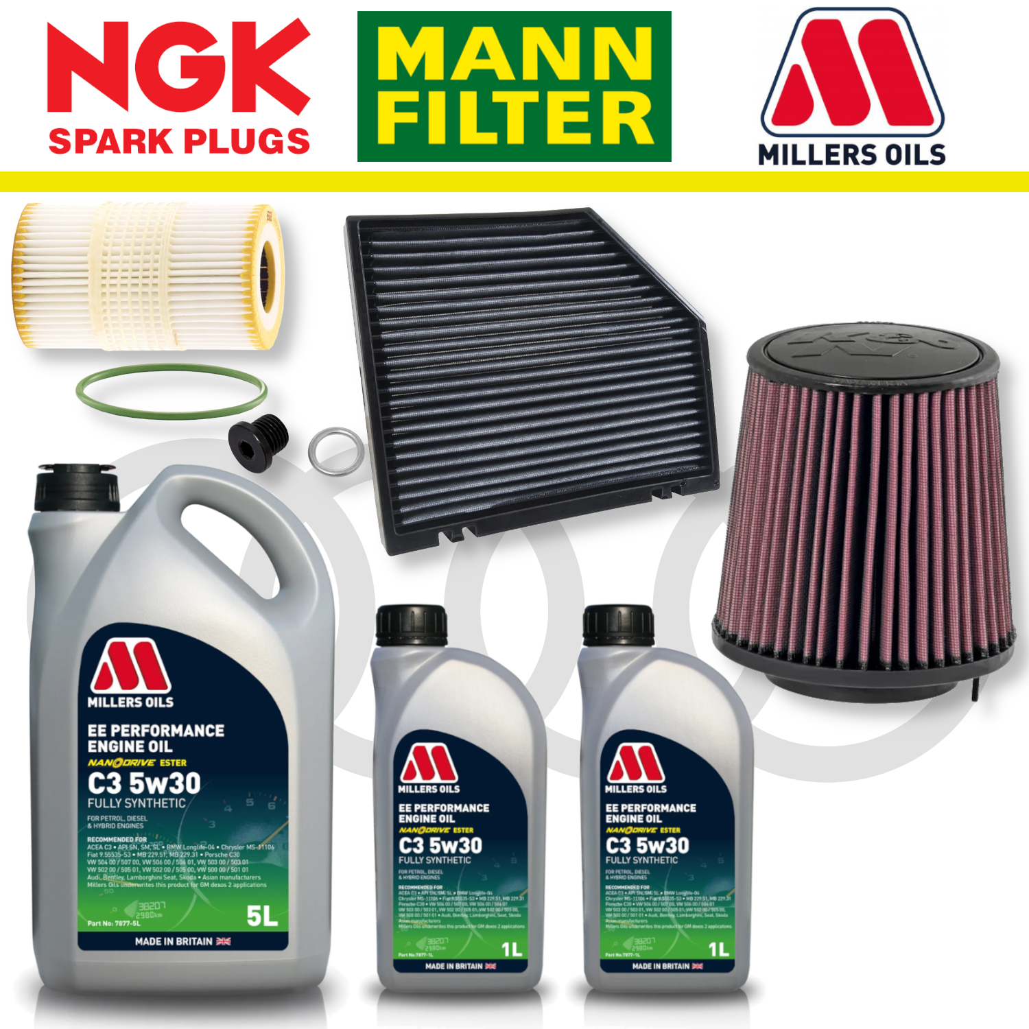 Audi S4 S5 B8 TFSI CREC Home Service Pack - Millers Oil Premium