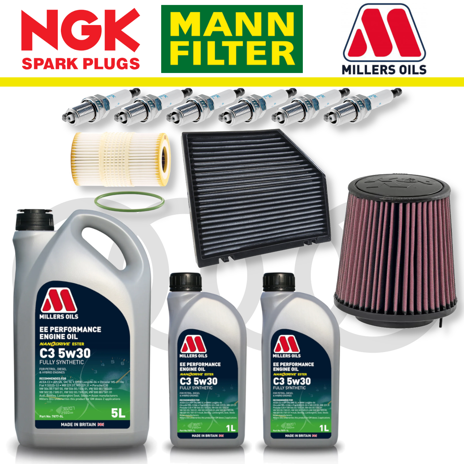 Audi S4 S5 B8 TFSI CREC Home Service Pack - Millers Oil Premium