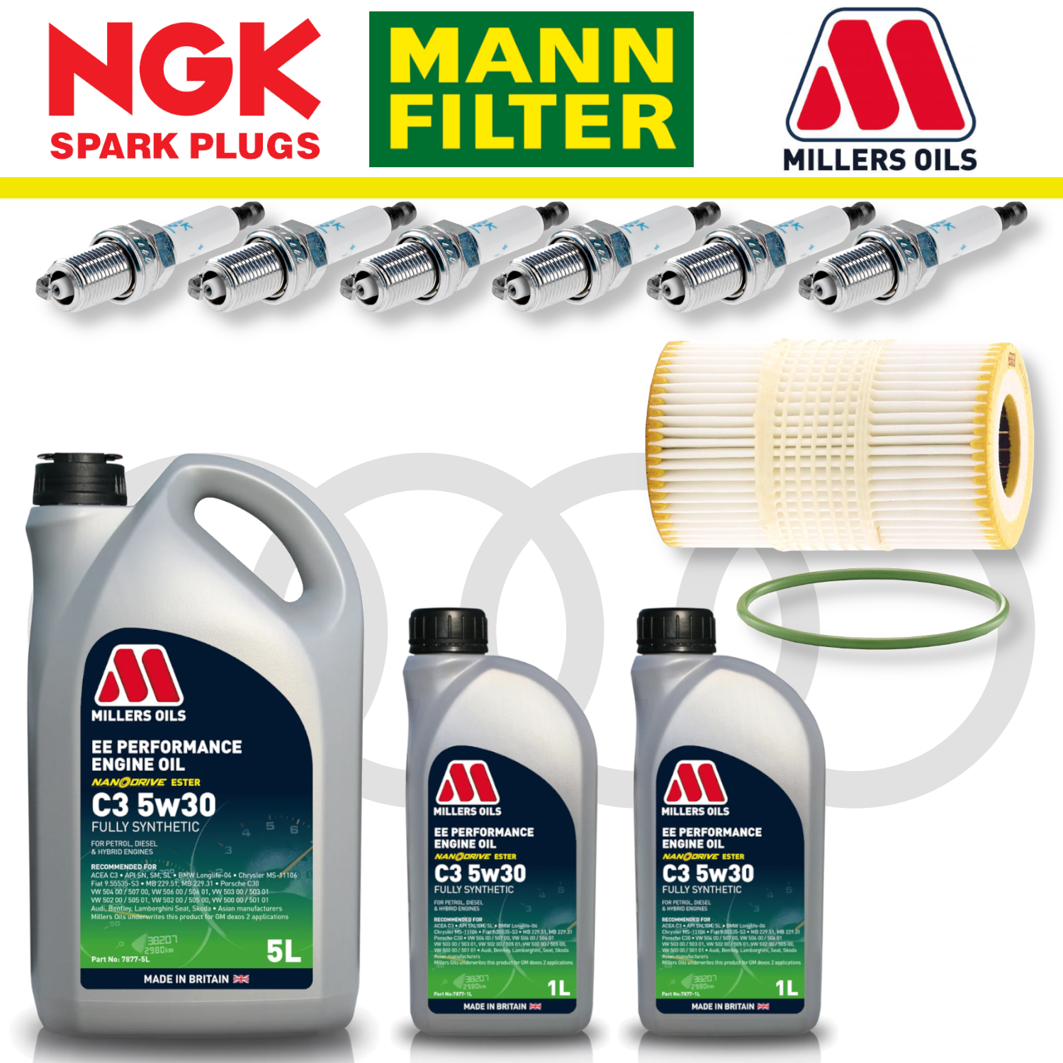 Audi S4 S5 B8 TFSI CREC Home Service Pack - Millers Oil Premium