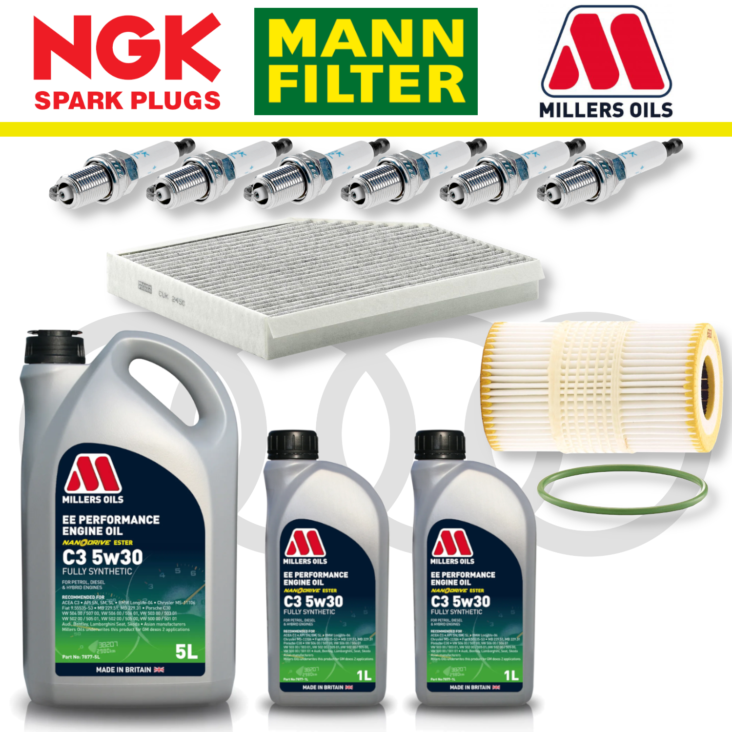 Audi S4 S5 B8 TFSI CREC Home Service Pack - Millers Oil Premium