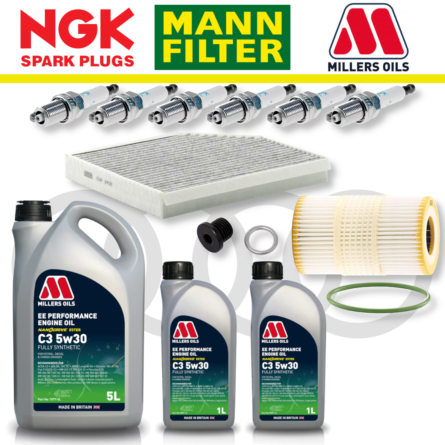 Audi S4 S5 B8 TFSI CREC Home Service Pack - Millers Oil Premium