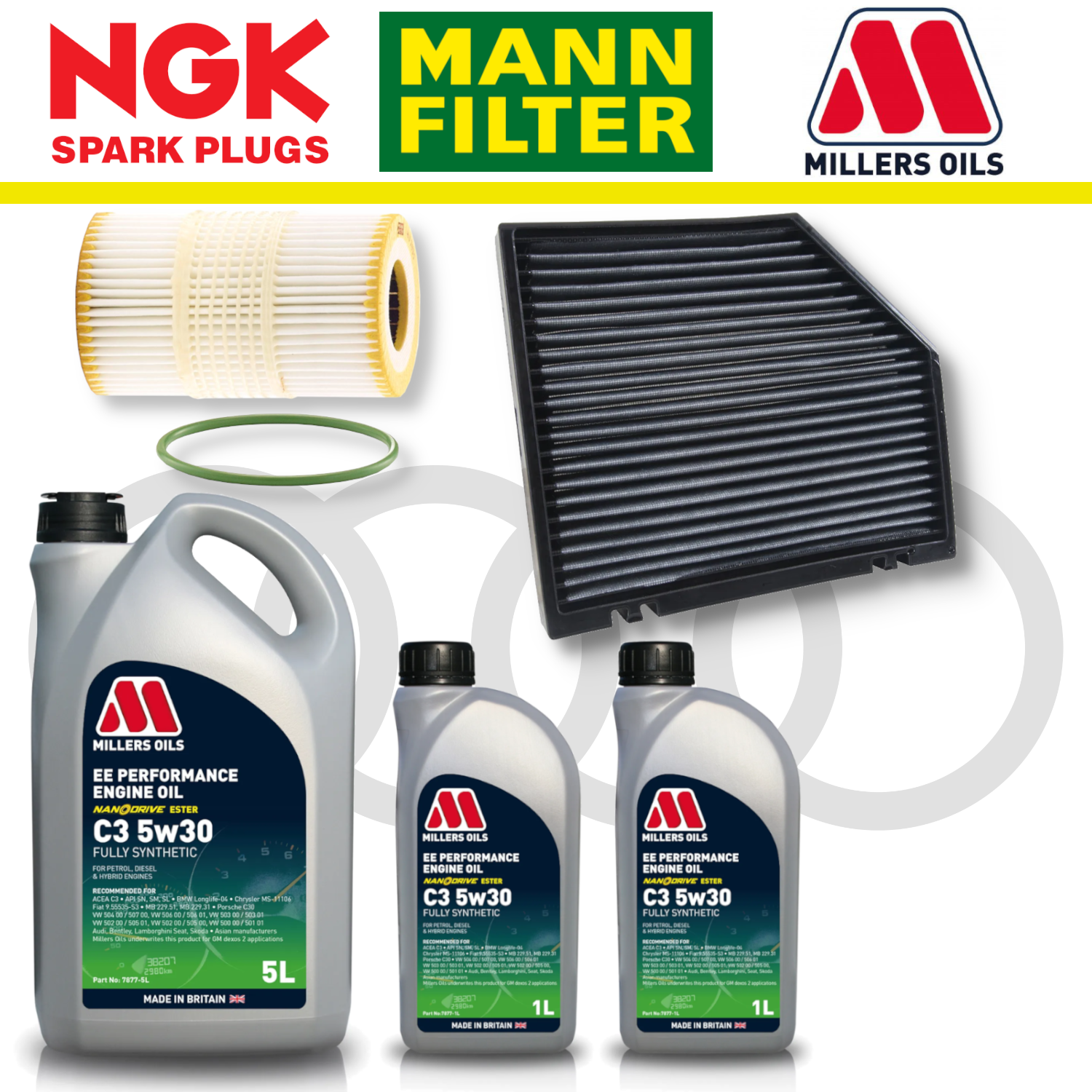 Audi S4 S5 B8 TFSI CREC Home Service Pack - Millers Oil Premium