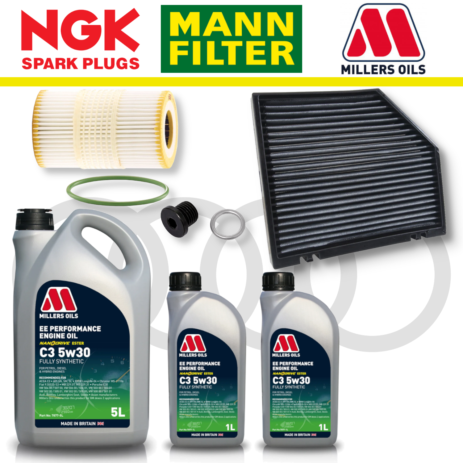 Audi S4 S5 B8 TFSI CREC Home Service Pack - Millers Oil Premium