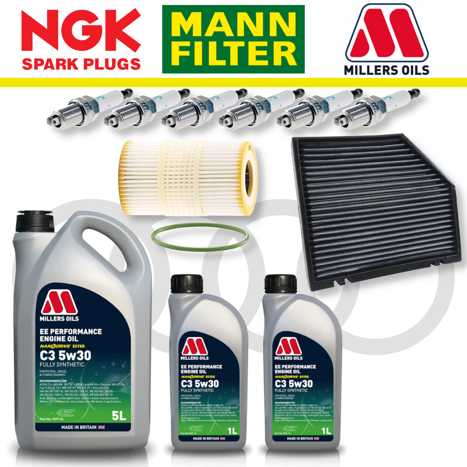 Audi S4 S5 B8 TFSI CREC Home Service Pack - Millers Oil Premium