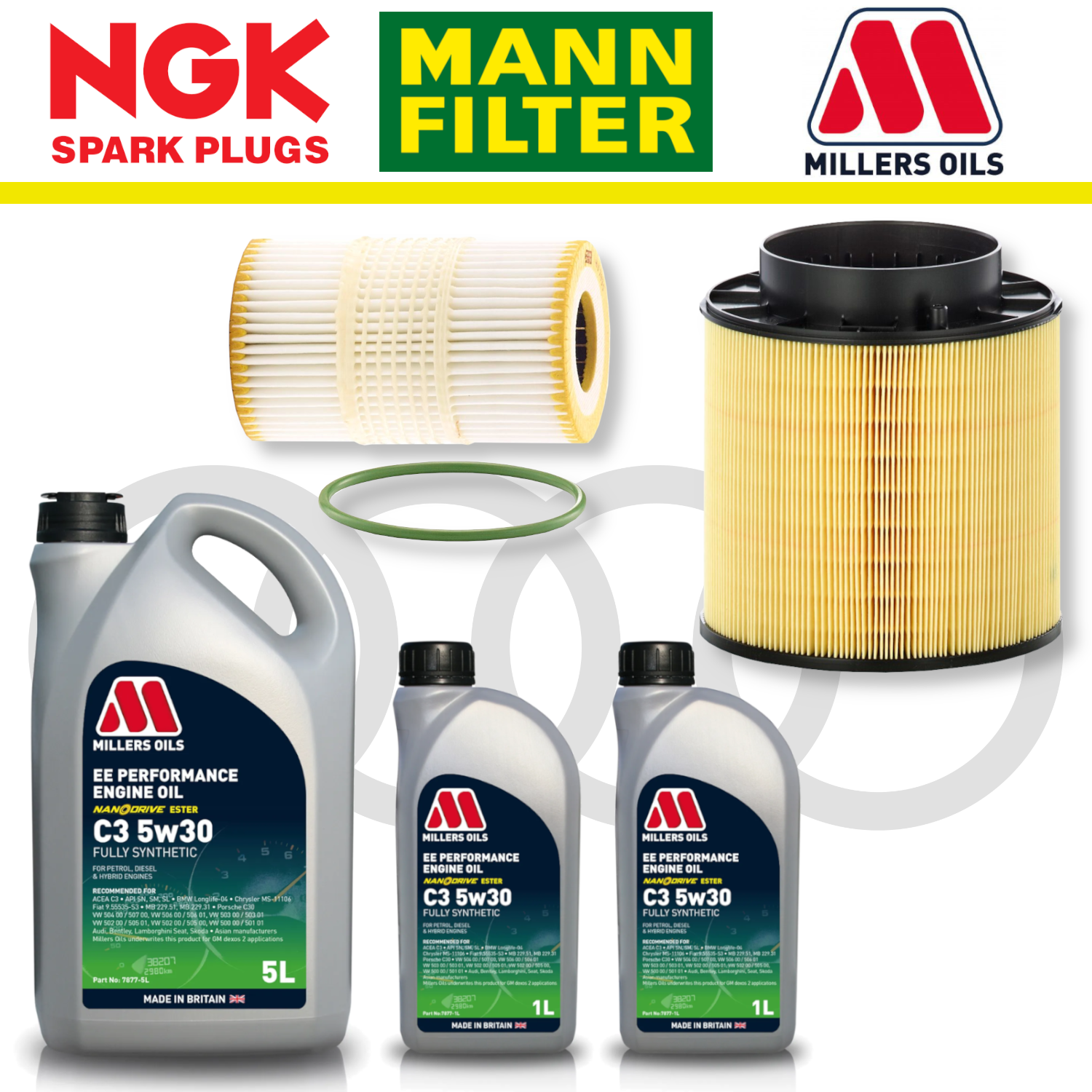 Audi S4 S5 B8 TFSI CREC Home Service Pack - Millers Oil Premium