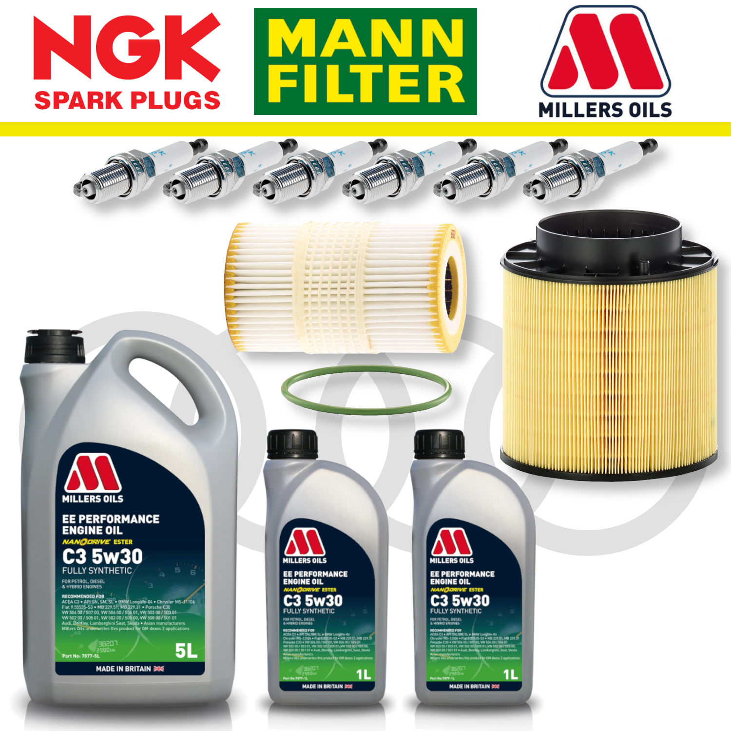 Audi S4 S5 B8 TFSI CREC Home Service Pack - Millers Oil Premium