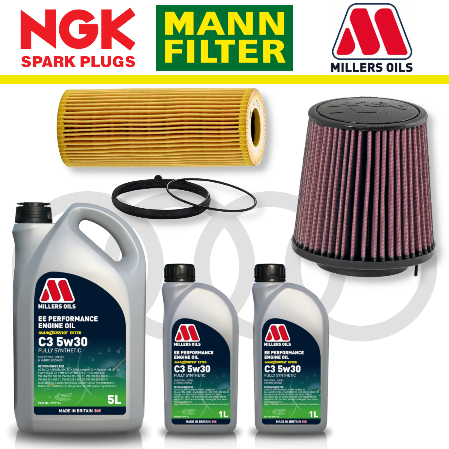 Audi S4 S5 B8 TFSI Non-CREC Home Service Pack - Millers Oil Premium