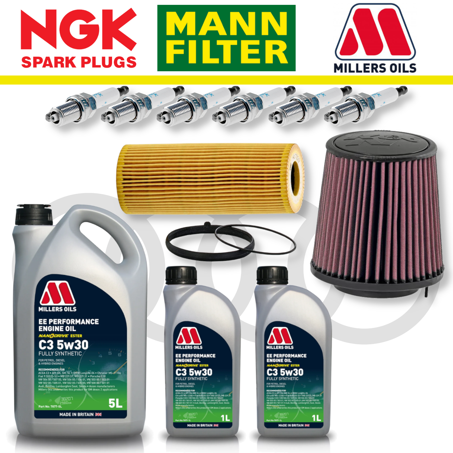 Audi S4 S5 B8 TFSI Non-CREC Home Service Pack - Millers Oil Premium