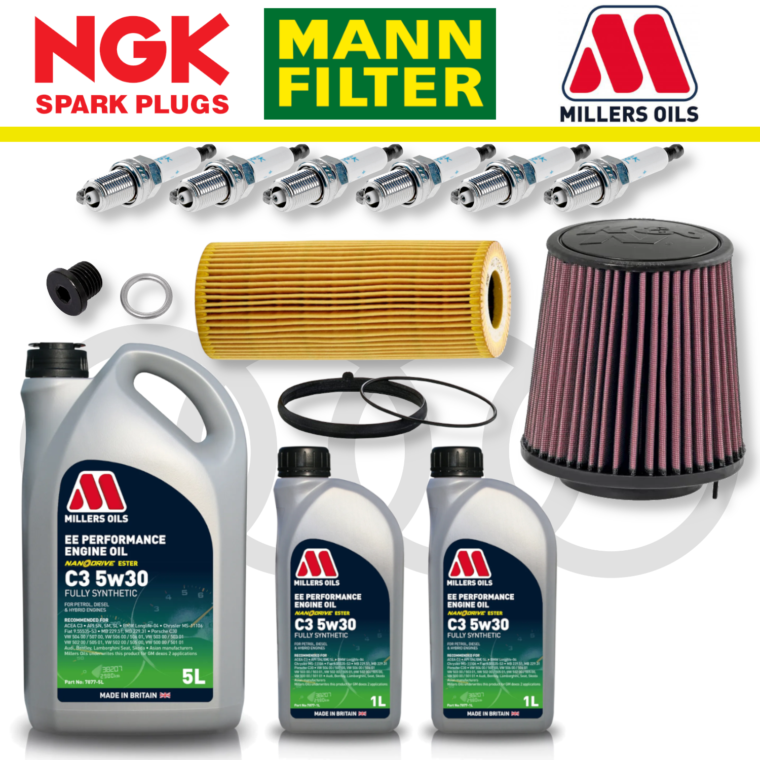 Audi S4 S5 B8 TFSI Non-CREC Home Service Pack - Millers Oil Premium