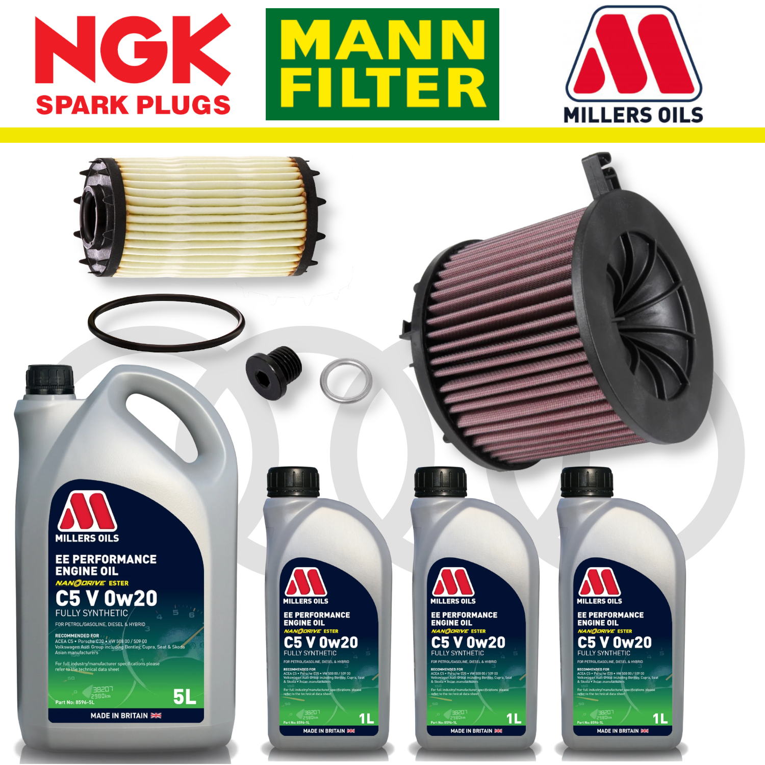 Audi S4 S5 B9 TFSI Home Service Pack - Millers Oil Premium