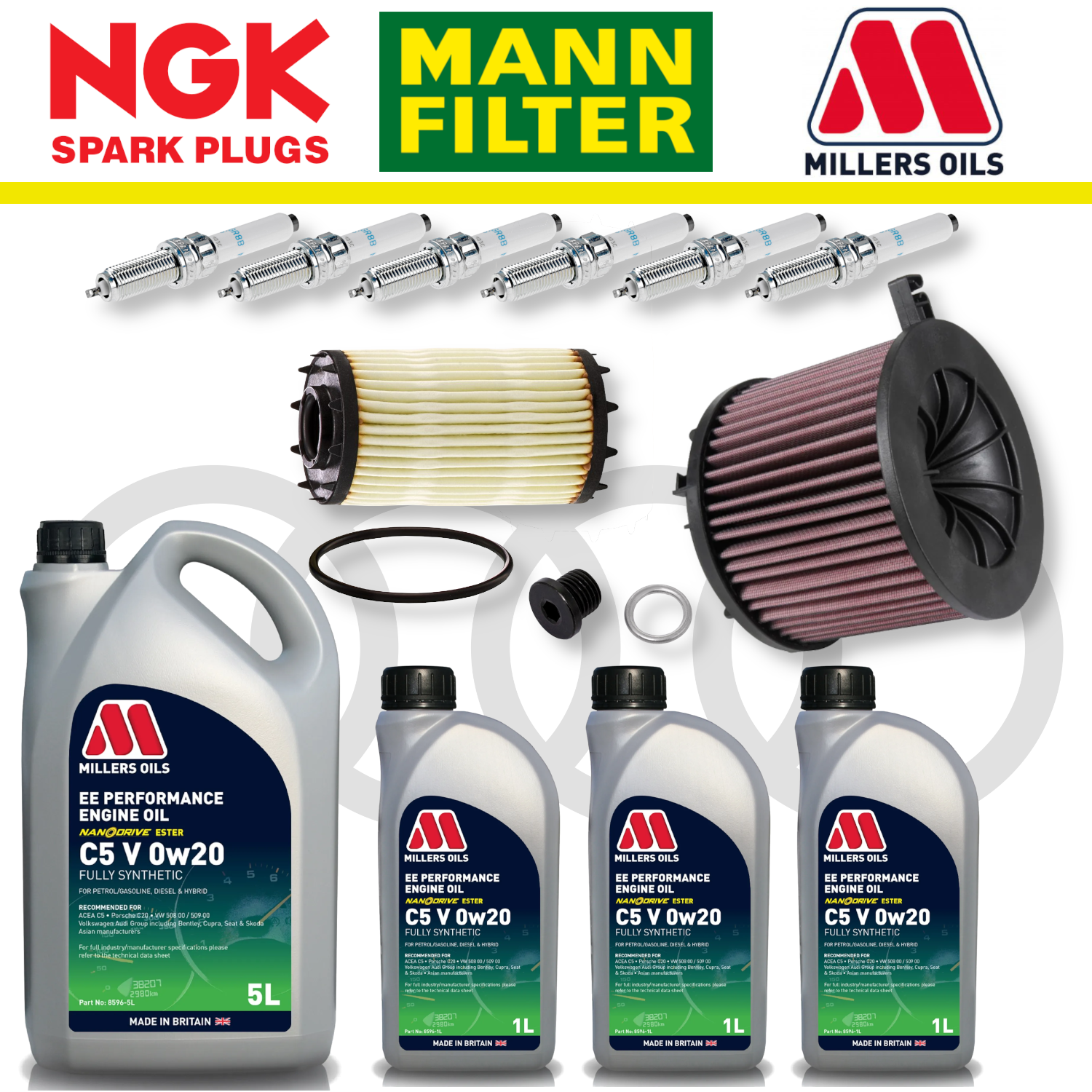 Audi S4 S5 B9 TFSI Home Service Pack - Millers Oil Premium