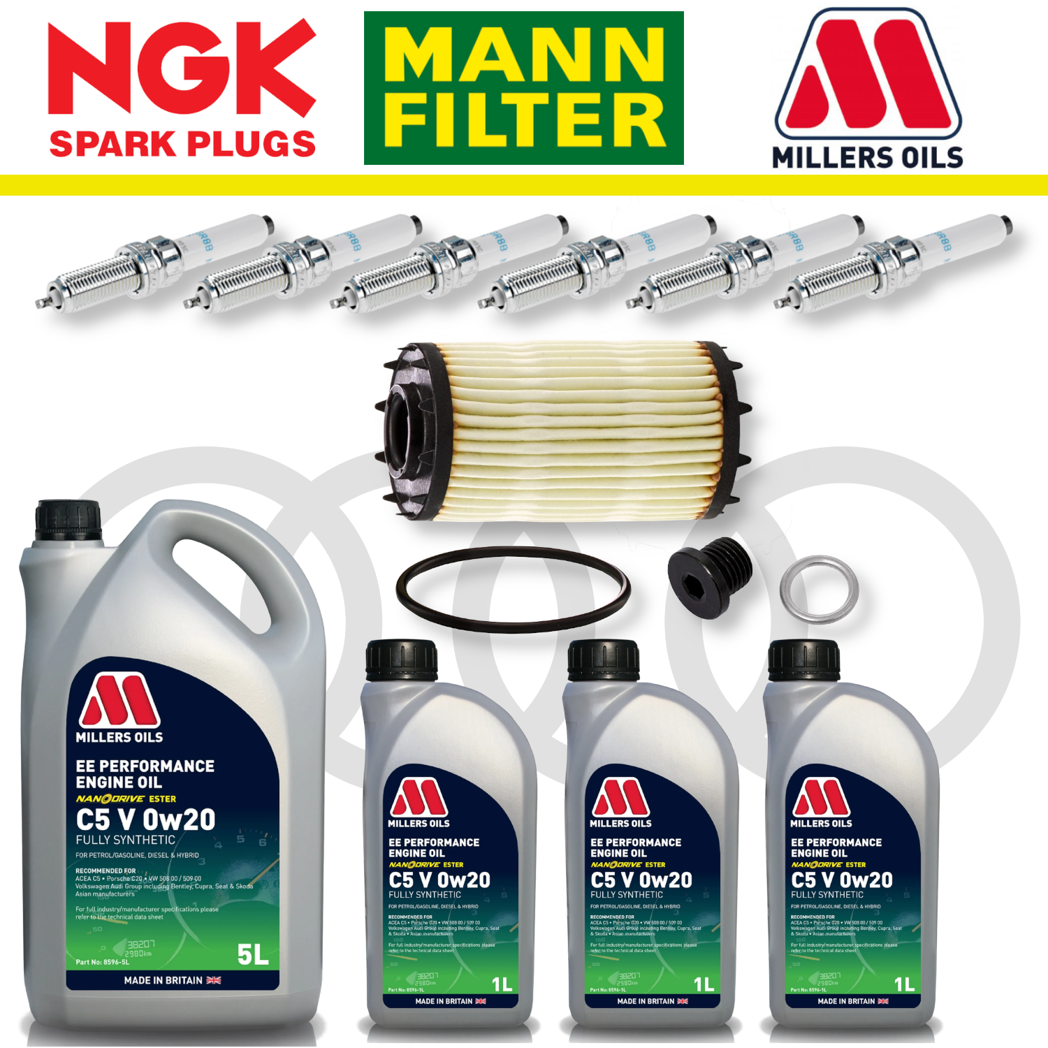 Audi S4 S5 B9 TFSI Home Service Pack - Millers Oil Premium
