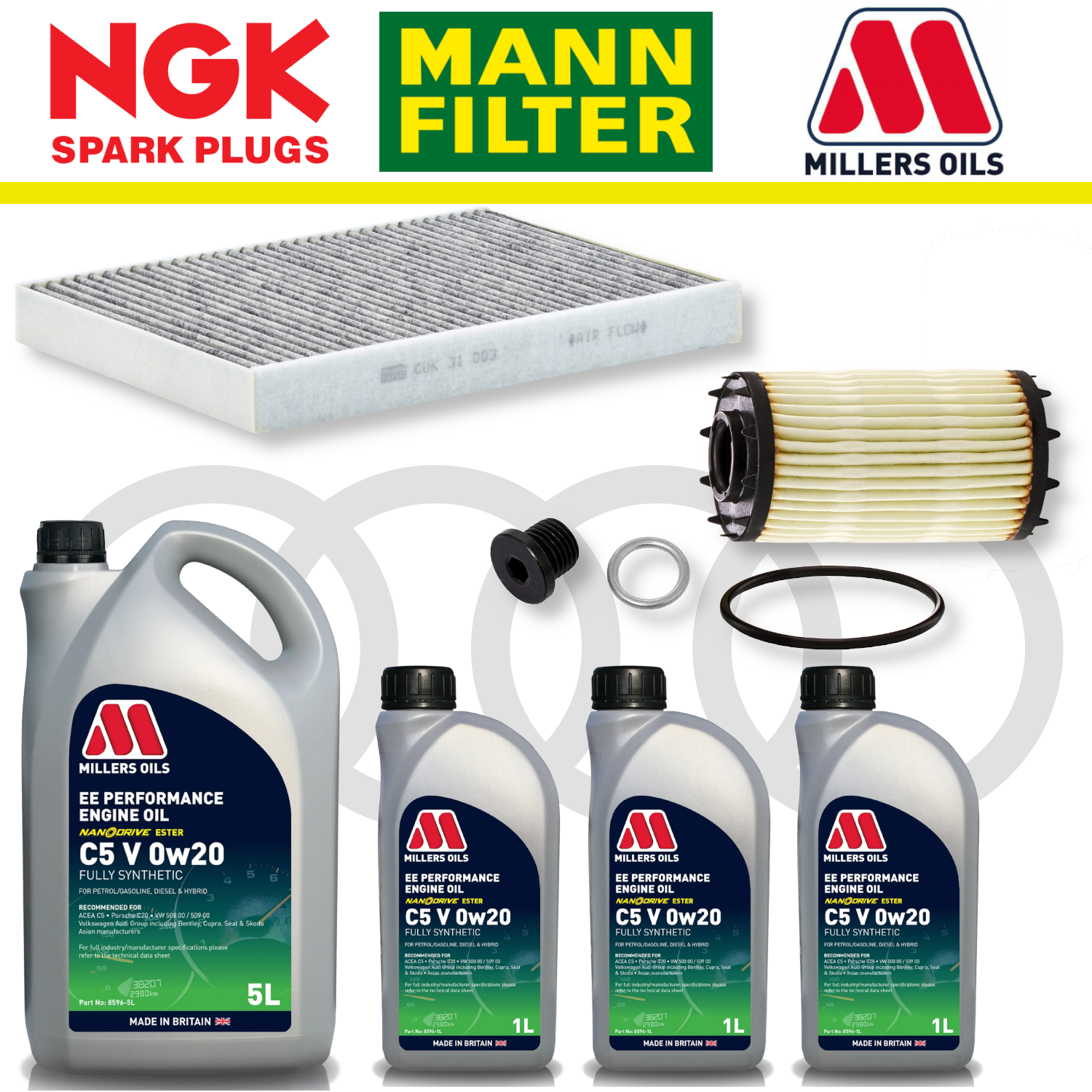 Audi S4 S5 B9 TFSI Home Service Pack - Millers Oil Premium
