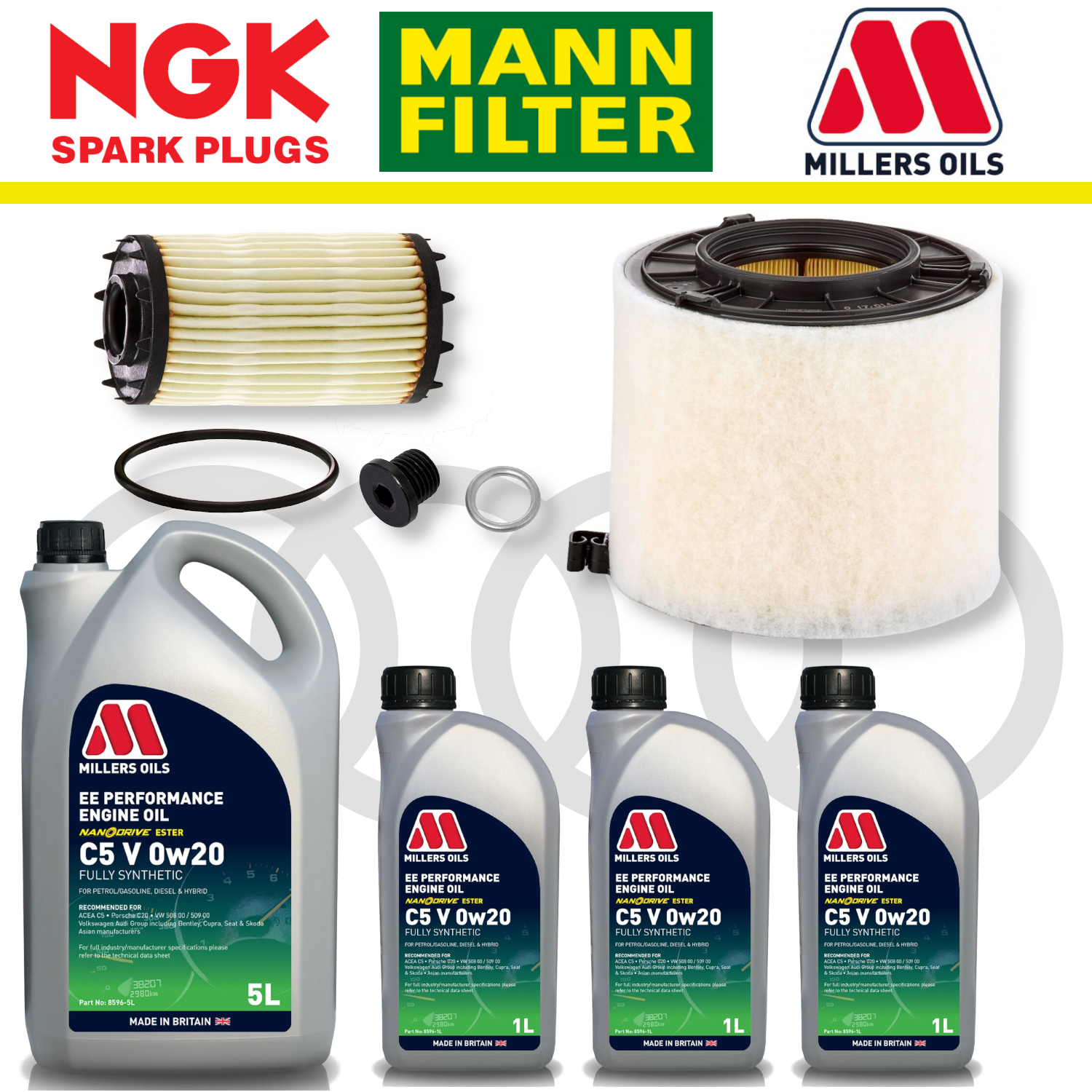 Audi S4 S5 B9 TFSI Home Service Pack - Millers Oil Premium