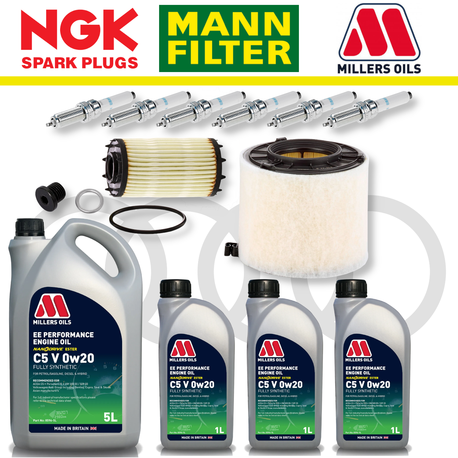 Audi S4 S5 B9 TFSI Home Service Pack - Millers Oil Premium