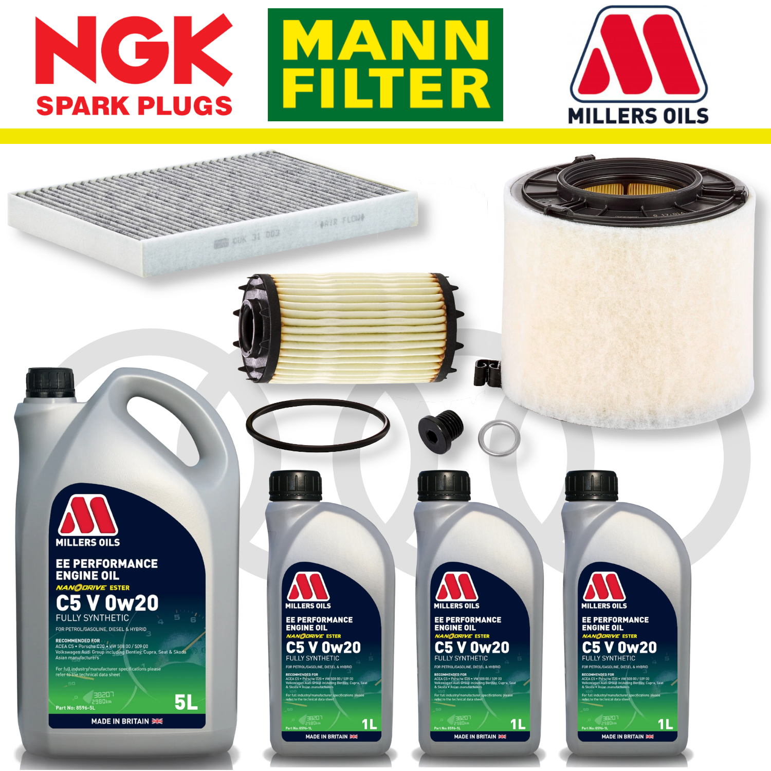 Audi S4 S5 B9 TFSI Home Service Pack - Millers Oil Premium