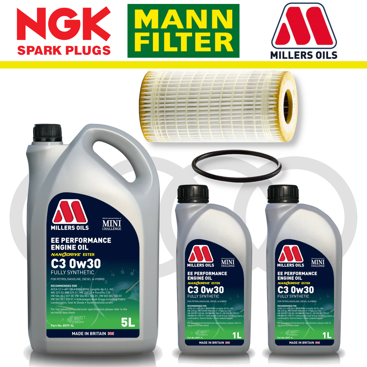 Audi S4 S5 B9 TDI Home Service Pack - Millers Oil Premium