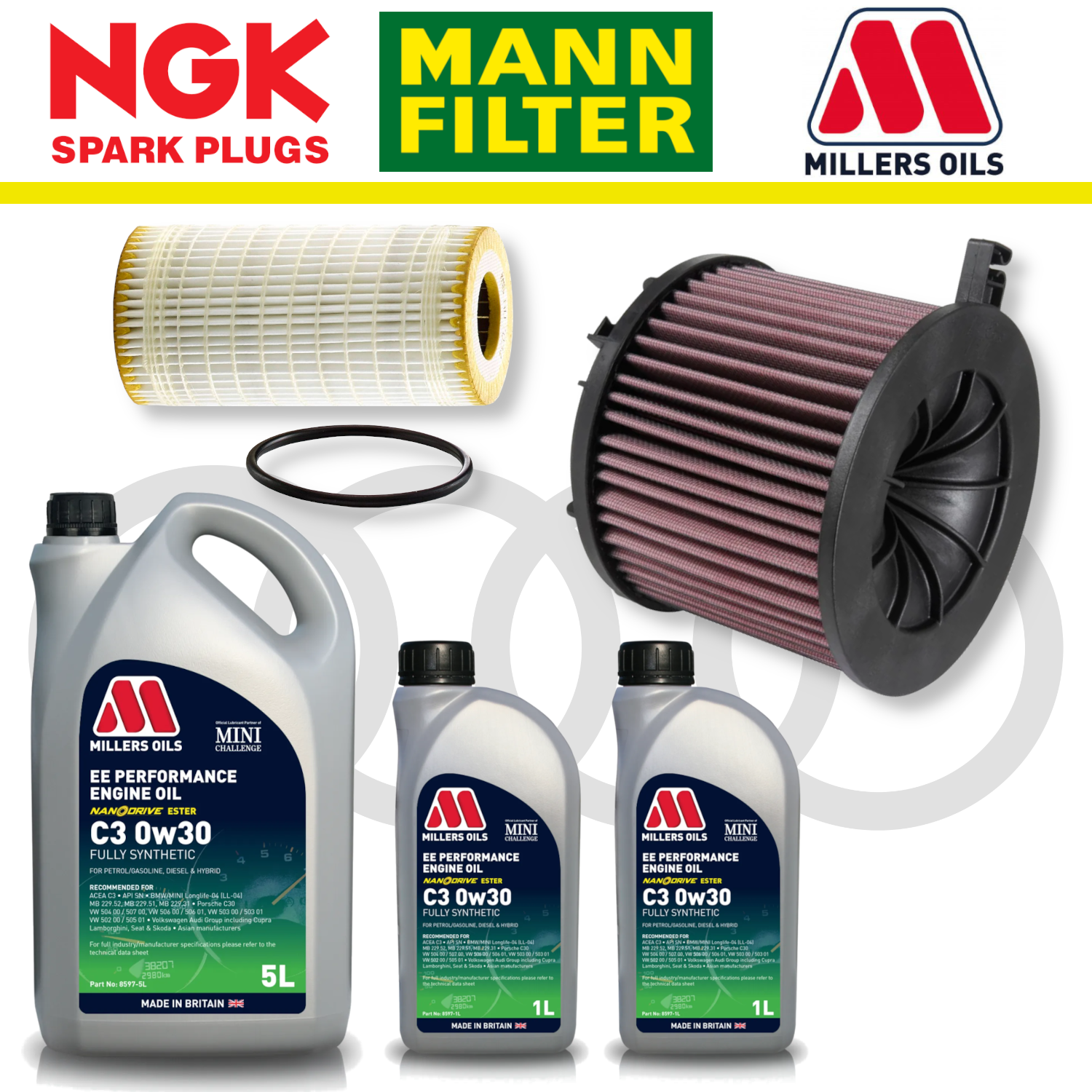 Audi S4 S5 B9 TDI Home Service Pack - Millers Oil Premium