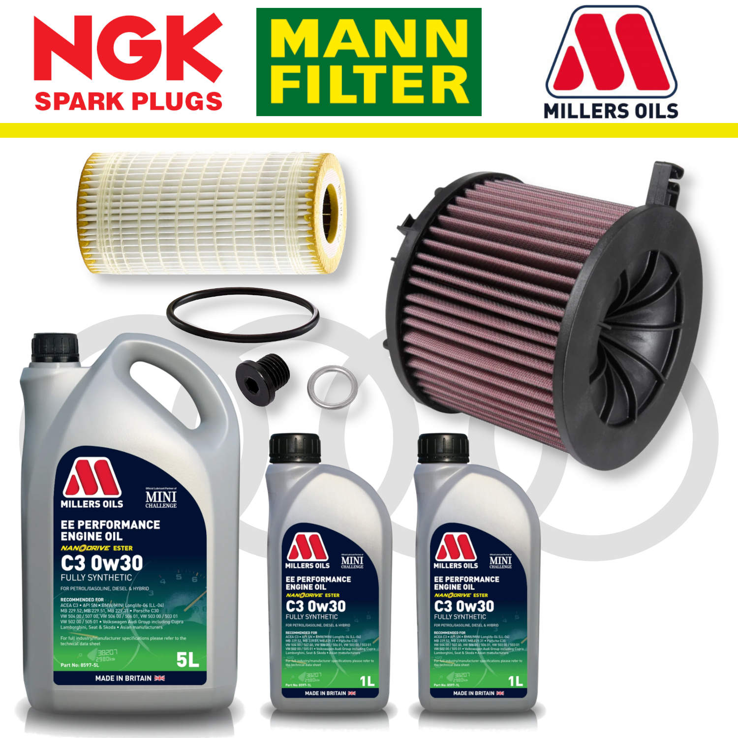 Audi S4 S5 B9 TDI Home Service Pack - Millers Oil Premium