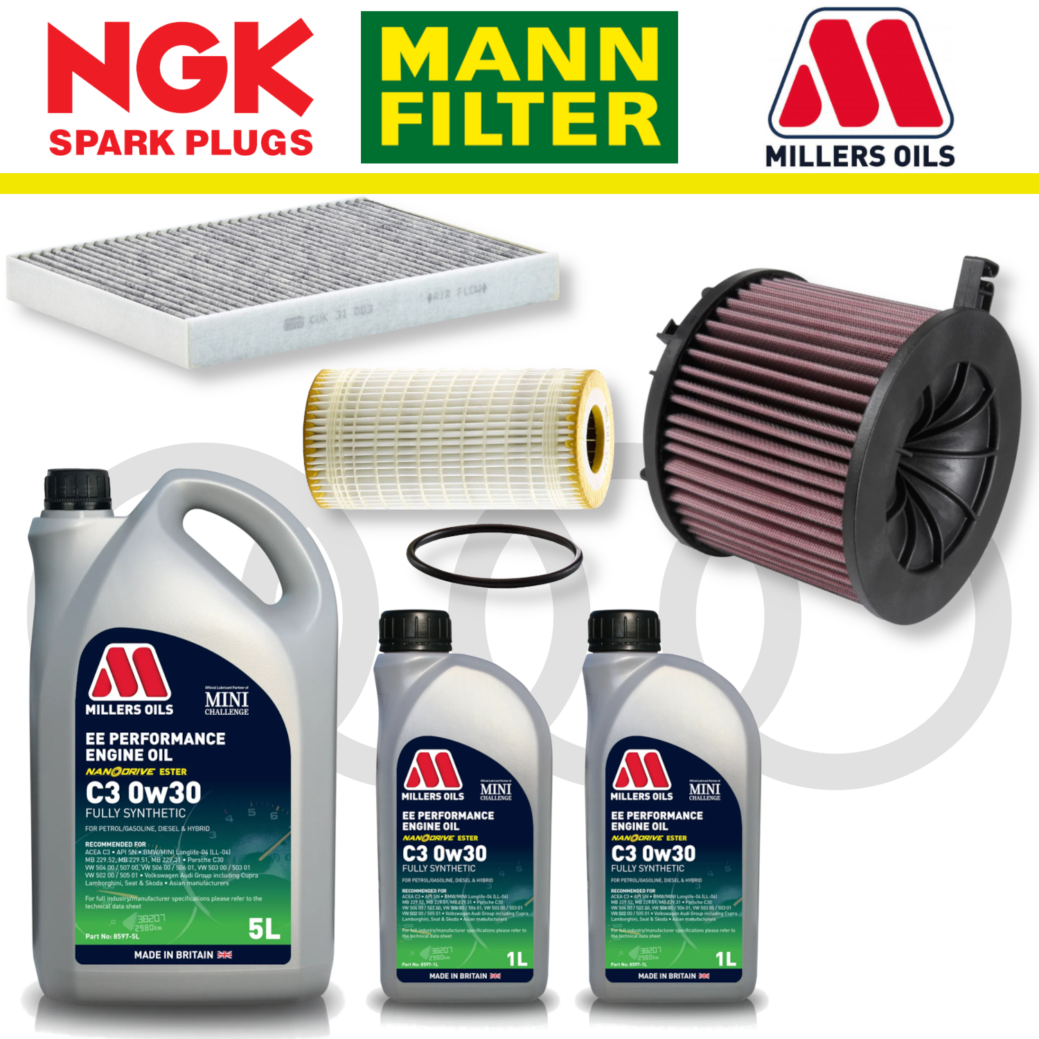 Audi S4 S5 B9 TDI Home Service Pack - Millers Oil Premium