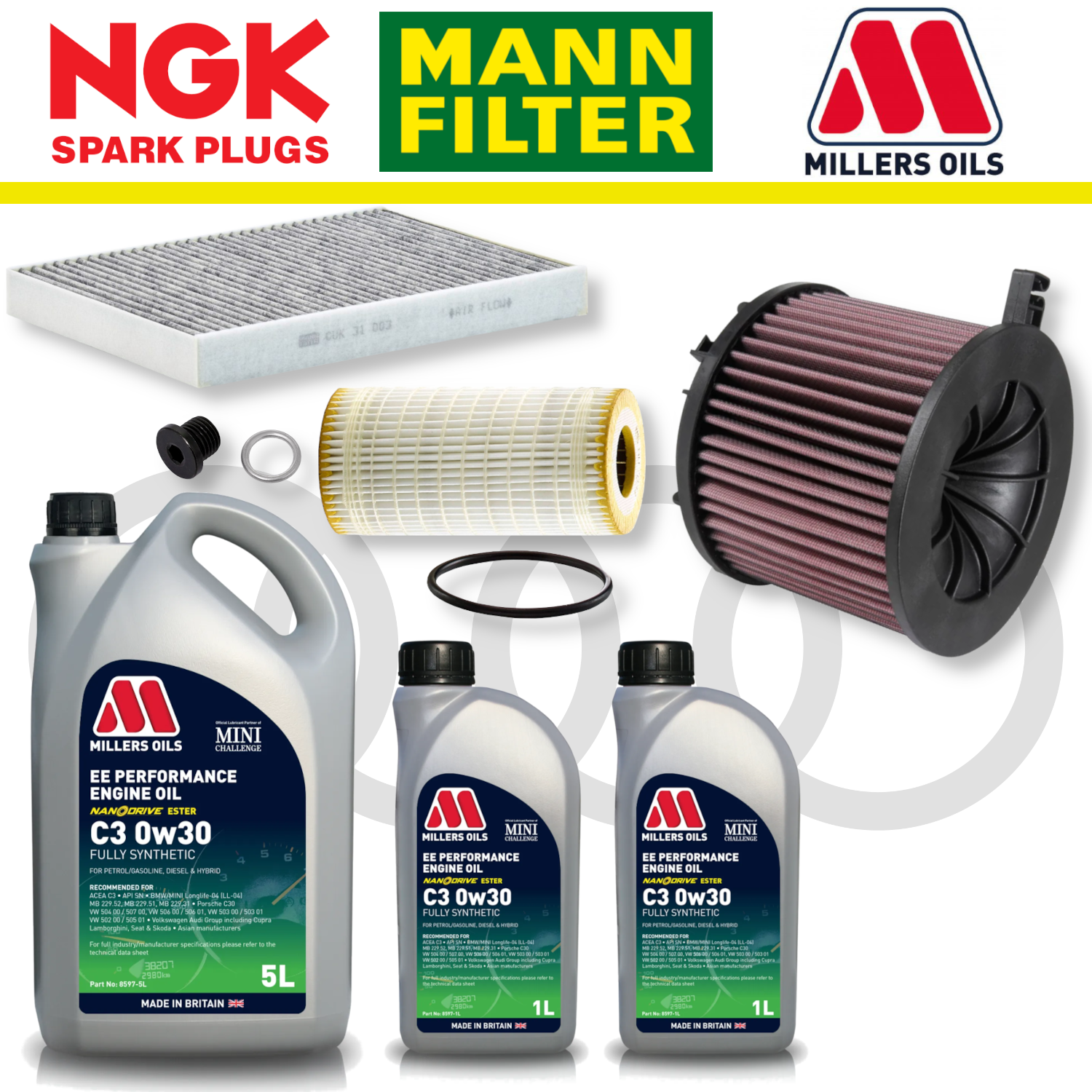 Audi S4 S5 B9 TDI Home Service Pack - Millers Oil Premium