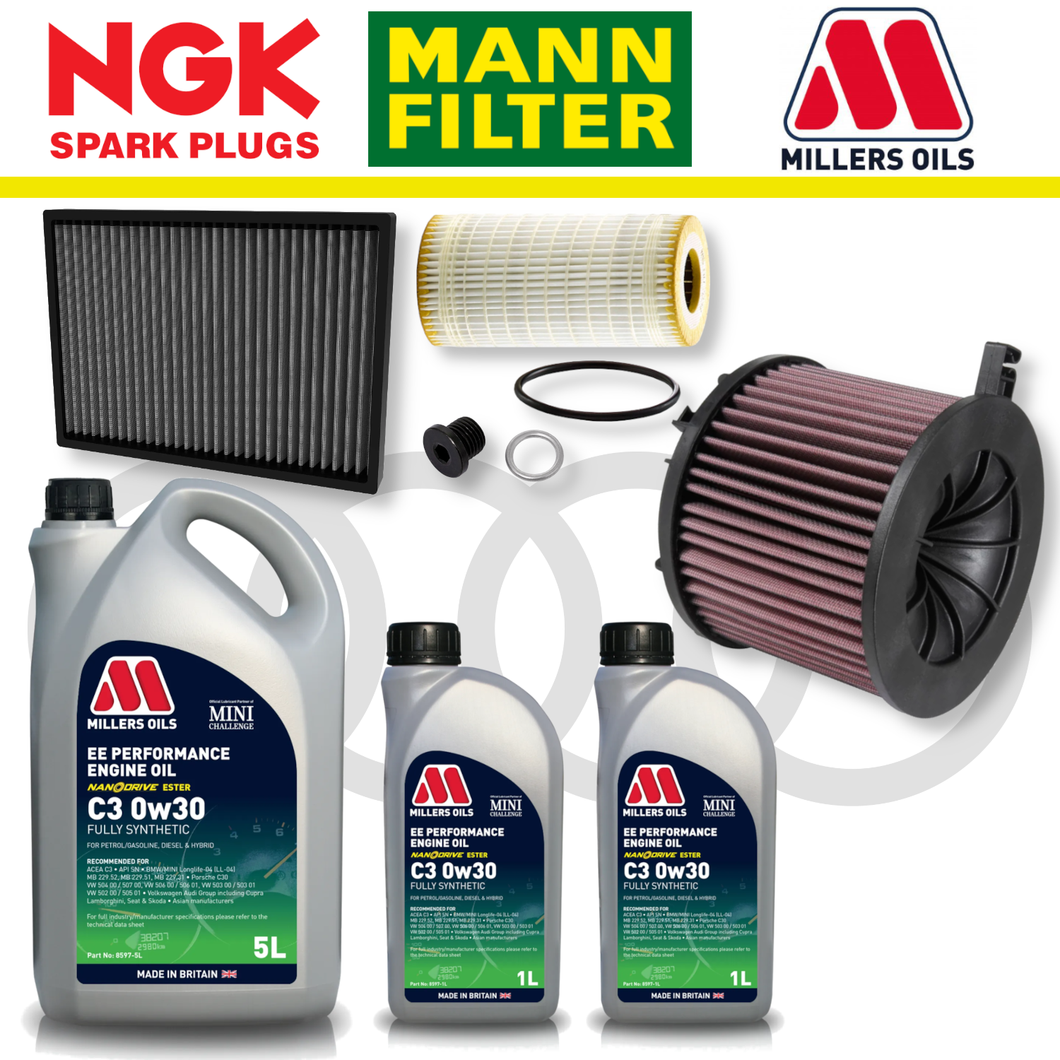 Audi S4 S5 B9 TDI Home Service Pack - Millers Oil Premium